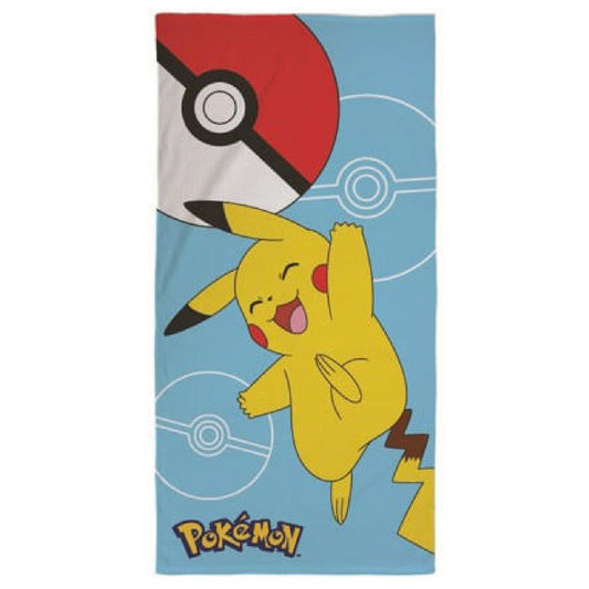 Pokemon Mikrofaser-Badetuch – Weiches & saugstarkes Handtuch für Kinder 140x70 cm