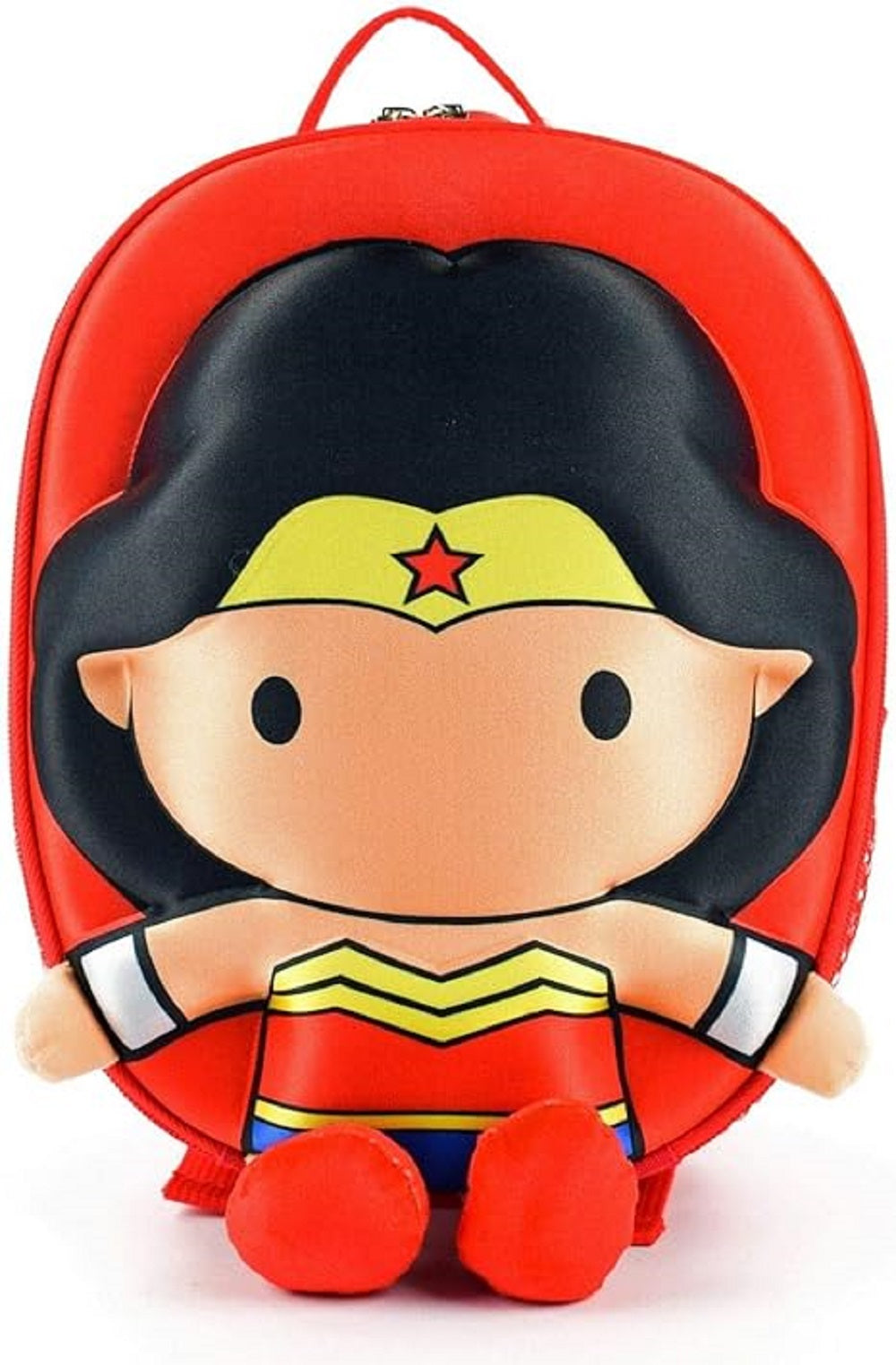 Wonder Woman POLY Kinder Schultasche - DC Justice League Reisetasche - Ergonomischer Rucksack für Kinder ab 3 Jahren - 6 Liter