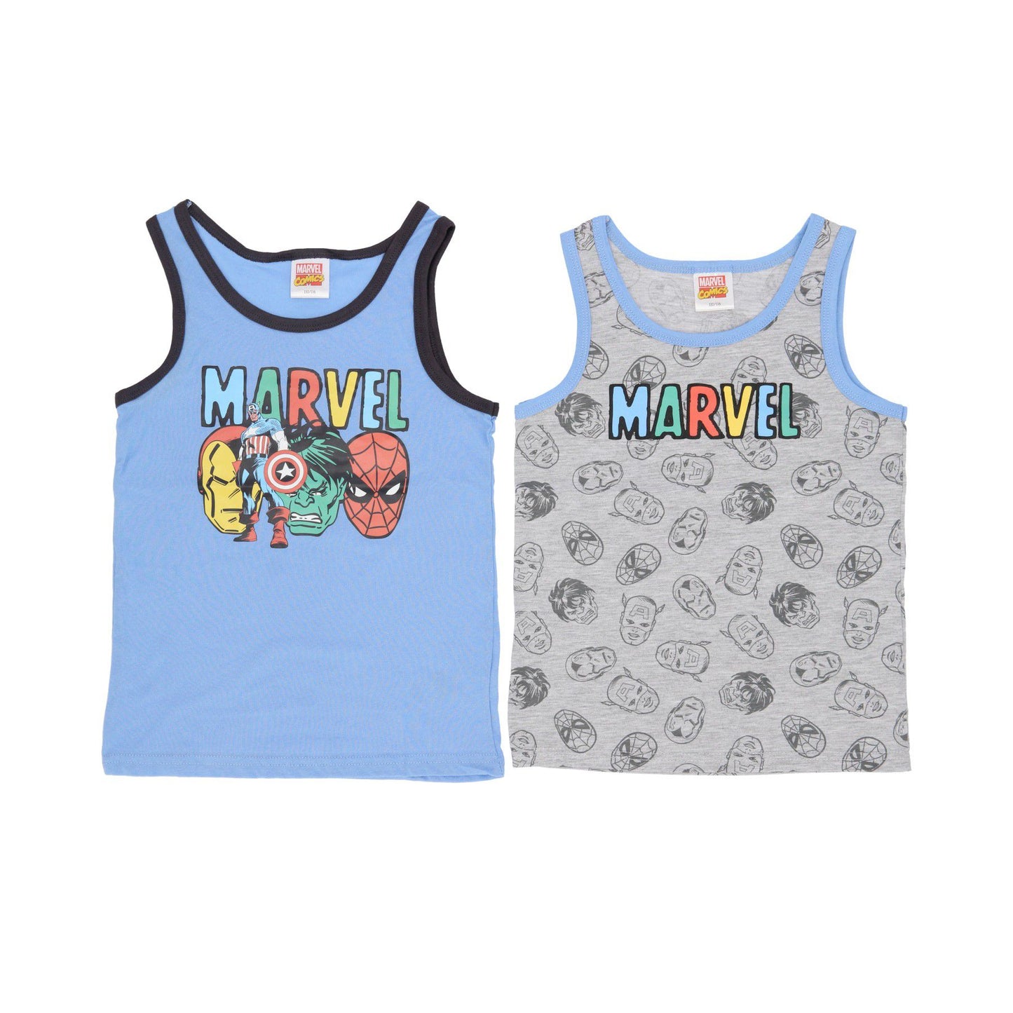 Marvel 2er-Pack Shirts – Bequeme Baumwoll-Oberteile für Kinder