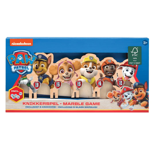 Paw Patrol Murmelspiel aus hochwertigem Holz für Kinder