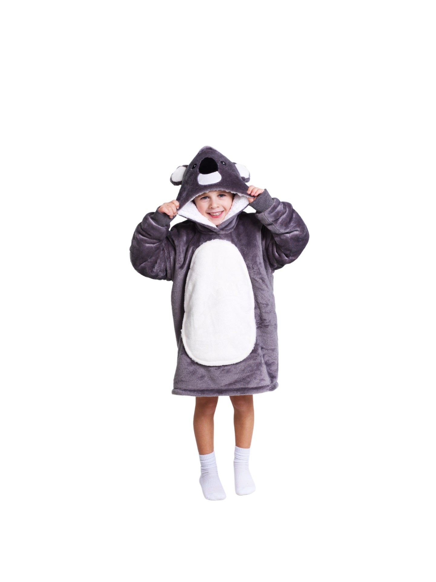 Noxxiez Kuschelige Hoodie-Decke für Kinder