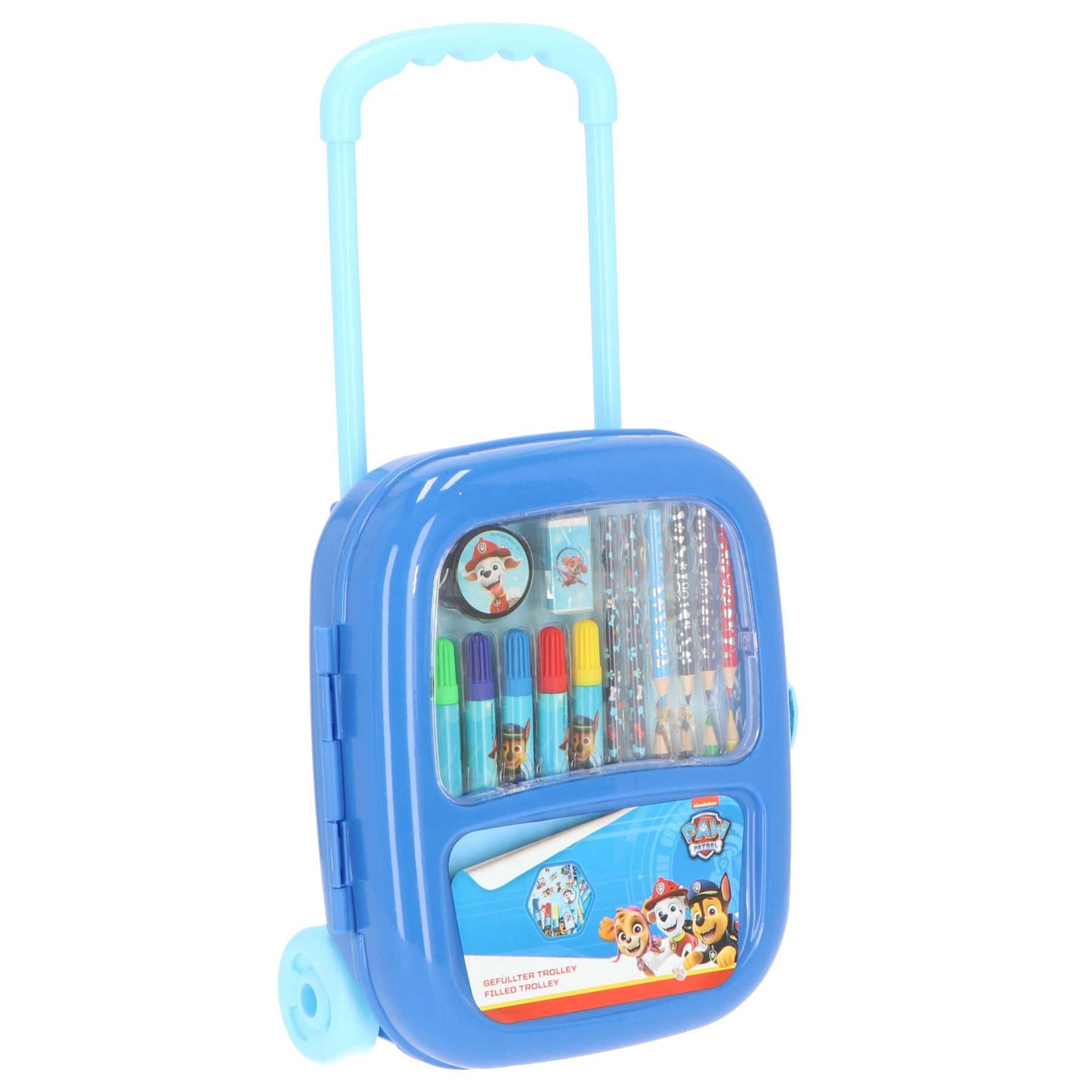 Paw Patrol Gefüllter trolley mit schreibwaren 20 Teile  für Kinder