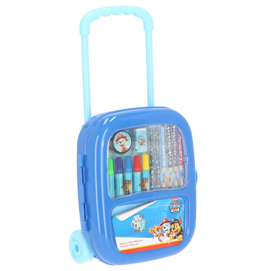 Paw Patrol Gefüllter trolley mit schreibwaren 20 Teile  für Kinder