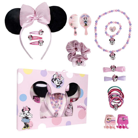 Disney Minnie Mouse Beauty Set für Kinder – Kamm, Haargummi & mehr