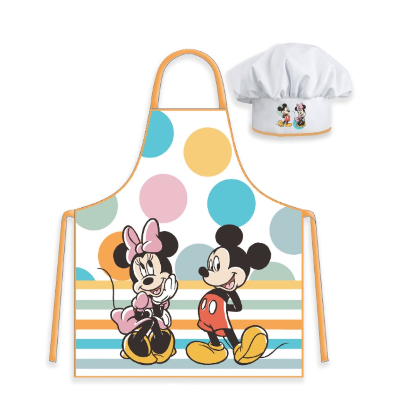 Disney Mickey Mouse Küchenset – Schürze und Mütze für kleine Köche