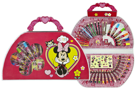 Disney Minnie Mouse Malset Farbset Zeichnungsbox - Das perfekte Kreativpaket für Kinder