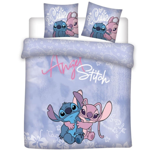 Lilo & Stitch Bettwäsche-Set – 240x220 cm Bettbezug & 65x65 cm Kissenbezug