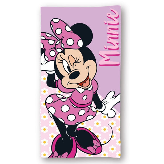 Disney Minnie Mouse Kinder Strandhandtuch für Kinder – Mikrofaser-Badetuch 140x70 cm