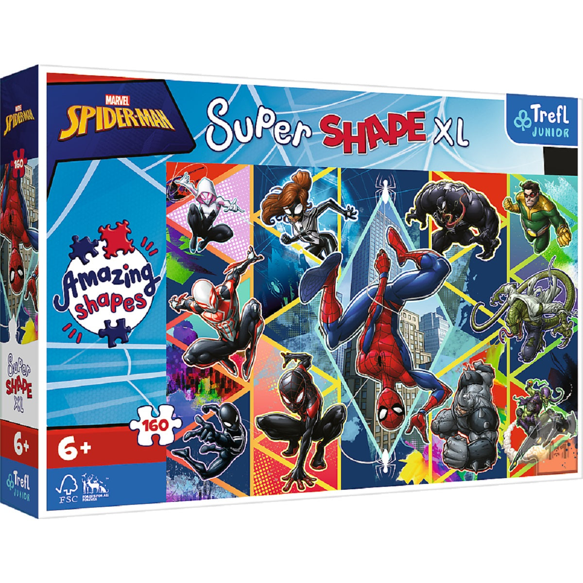 Spiderman Puzzle 160 Teile Mit deinem Lieblingshelden
