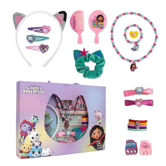 Gabby´s Dollhouse beauty set box accessories für kinder mit kamm haargummi und mehr