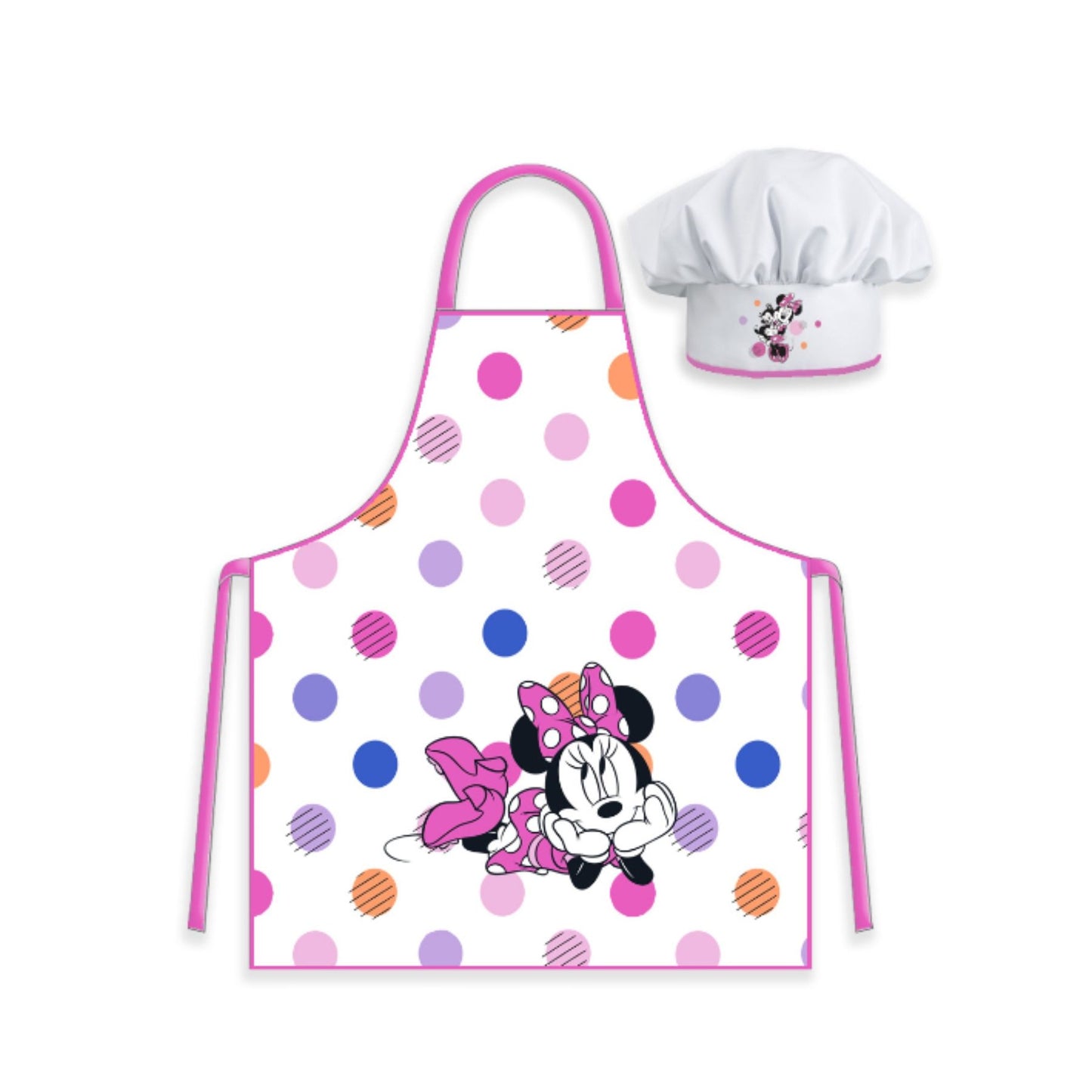 Disney Minnie Mouse Küchenset – Schürze und Mütze für Kinder