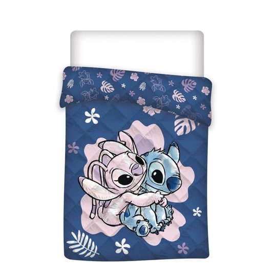 Lilo & Stitch Kinderdecke Tagesdecke 200x140 cm – Weiche Decke für Bett und Sofa