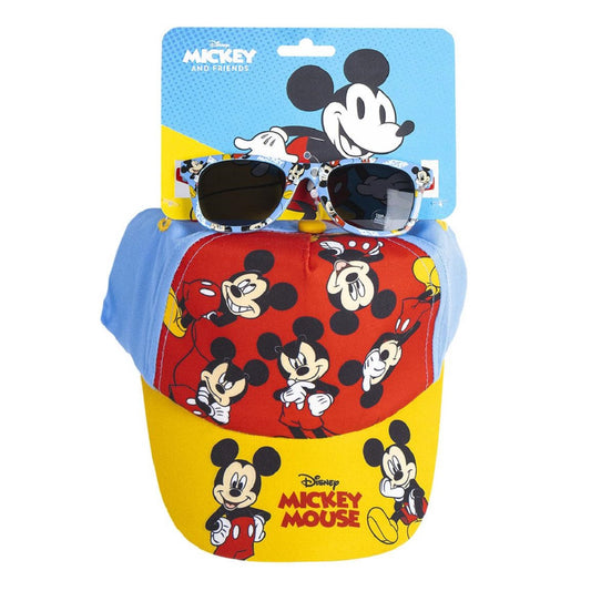 Disney Mickey Mouse Kinder Cap & Sonnenbrille – Perfektes Set für den Sommer