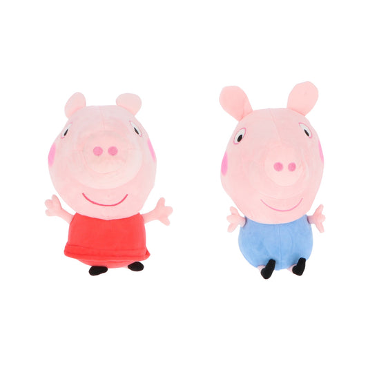 Peppa Pig Plüsch 2er Set – Lil Bodz Figuren Peppa und George für Kinder