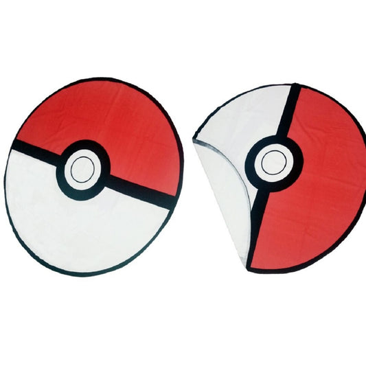 Pokemon Liegetuch – Rundes Strandtuch 130 cm Durchmesser für Kinder