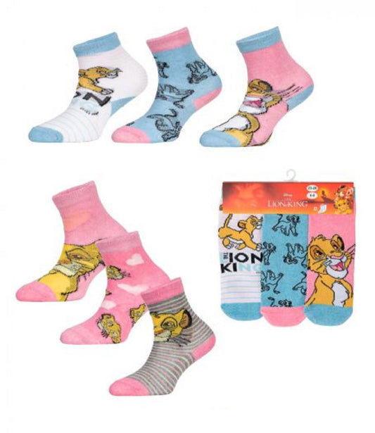 Der König der Löwen socken im 3er pack für Kinder