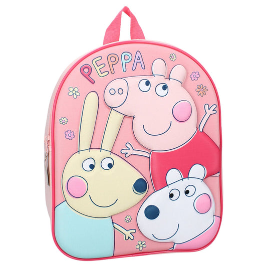 Peppa Pig 3D-Rucksack – Praktischer Begleiter für Schule & Freizeit