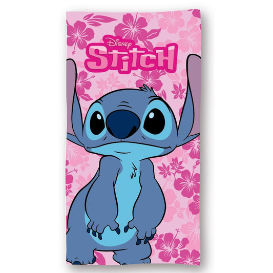 Lilo & Stitch Kinder Badetuch – Flauschiges & saugstarkes Mikrofaser-Handtuch 140x70 cm