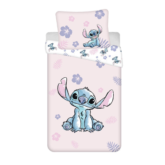 Disney Lilo & Stitch Bettwäsche aus Baumwolle 140x200 cm Bettbezug mit 70x90 cm Kissenbezug