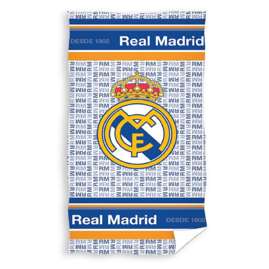 Real Madrid Mikrofaser Handtuch – Leichtes & platzsparendes Strandtuch 140x70 cm
