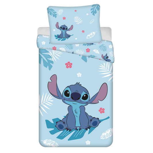 Lilo & Stitch Bettwäsche-Set aus Baumwolle – Bettbezug 140x200 cm & Kissenbezug 70x90 cm