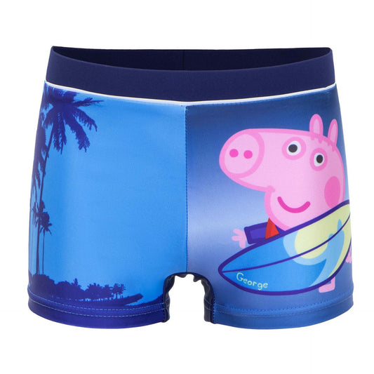 Peppa Pig Schwimm-Boxershorts – Bequeme blaue Badehose für Kinder