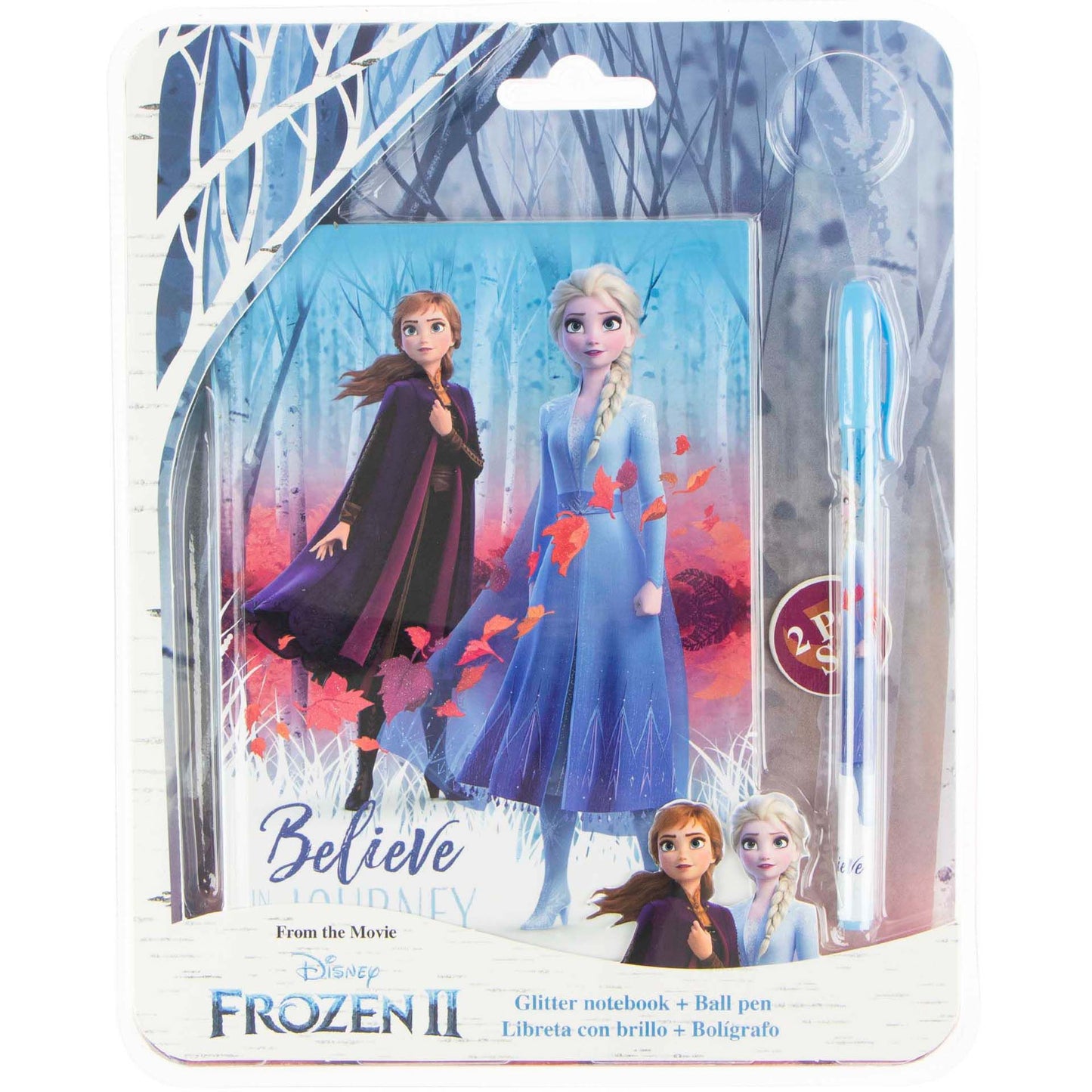 Frozen Tagebuch mit Stift – Notizbuch für Kinder