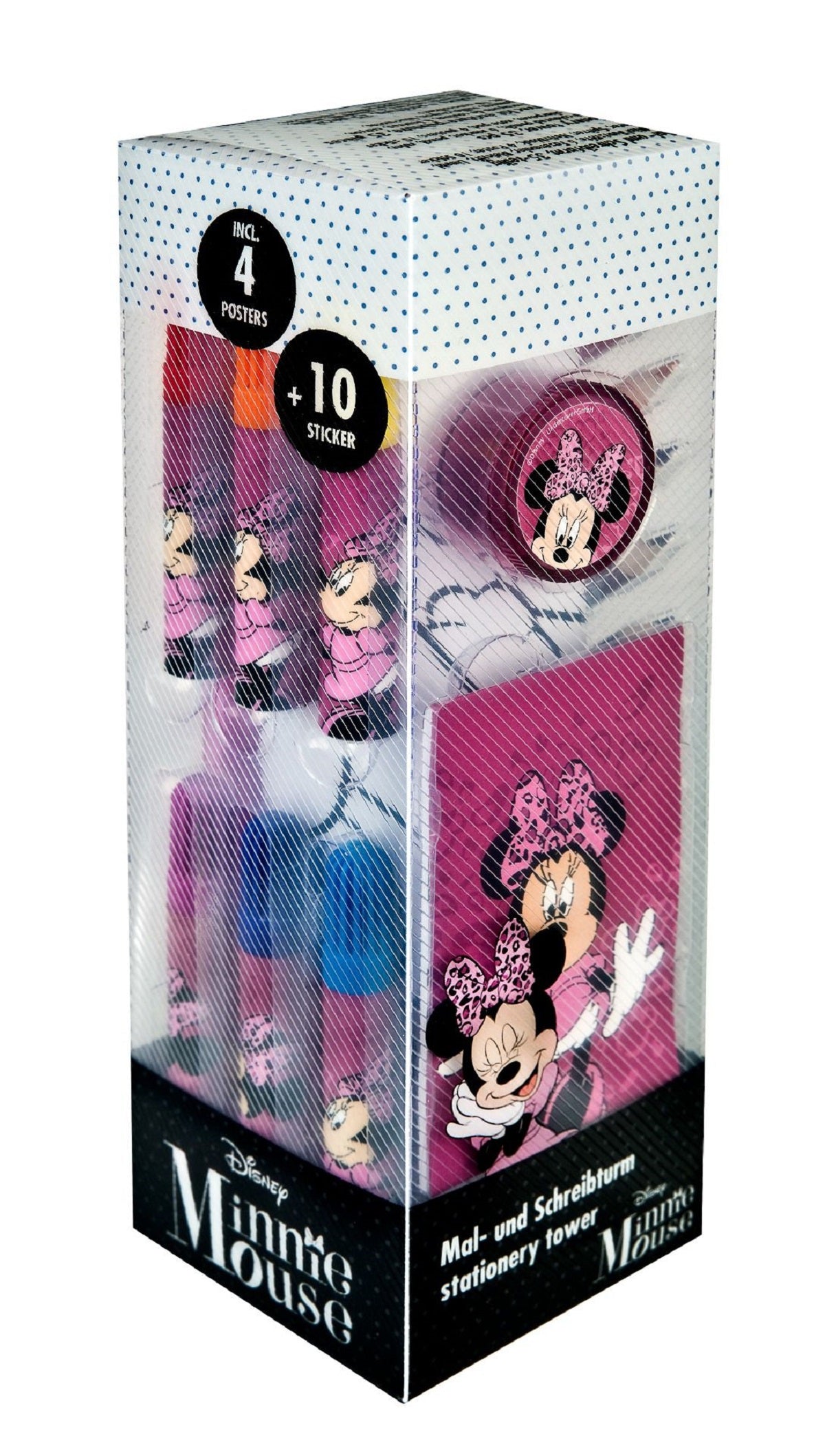 Disney Minnie Mouse Schreibwaren-Set – Kreativspaß mit 35 Teilen für für Schule und Freizeit