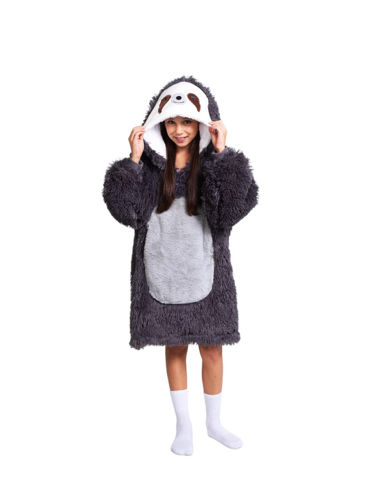 Noxxiez Kuschelige Hoodie-Decke für Kinder
