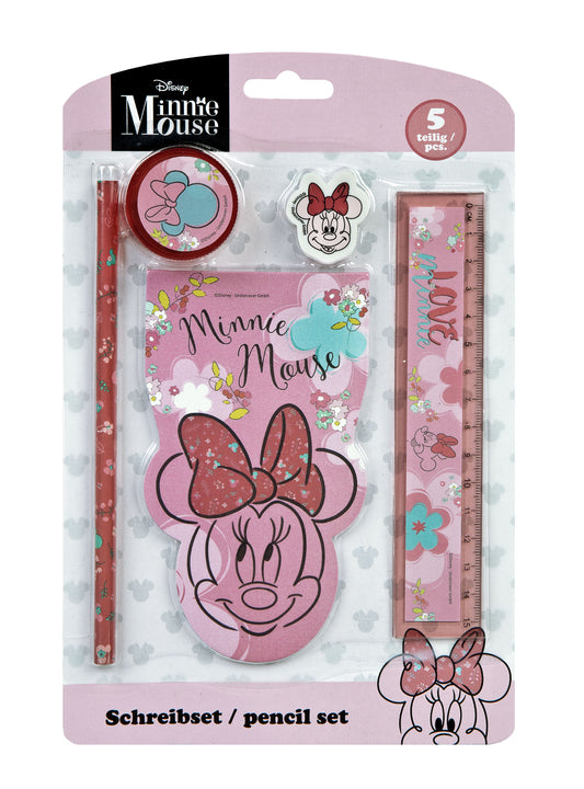 Disney Minnie Mouse Schreibset – Kreativer 5-teiliger Spaß für Kinder