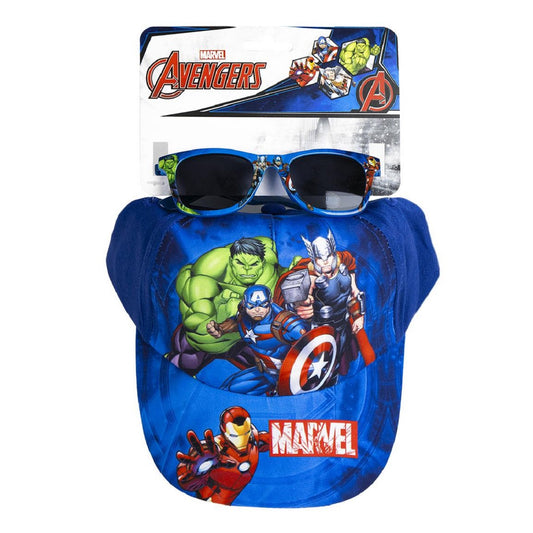Marvel Avengers Cap & Sonnenbrille – Perfektes Set für Kinder