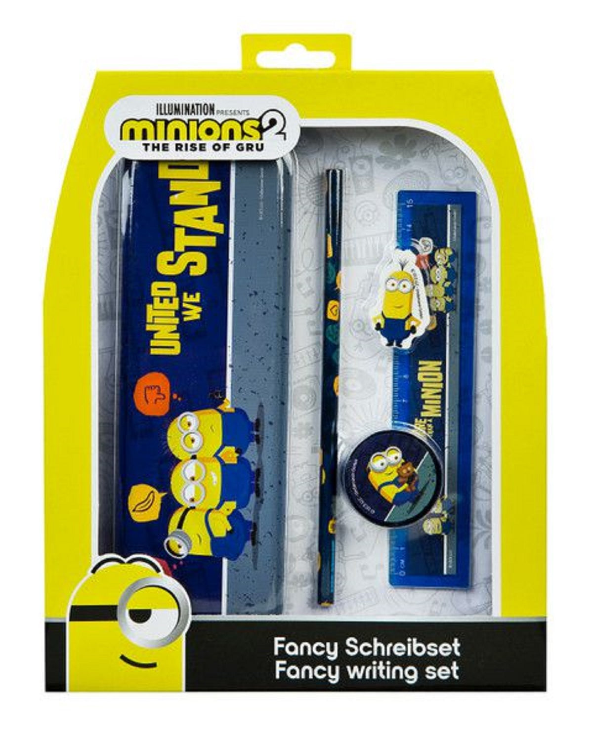 Minions 5 teiliges Schreibwaren-Set für Kinder – Perfekt für Schule und Zuhause