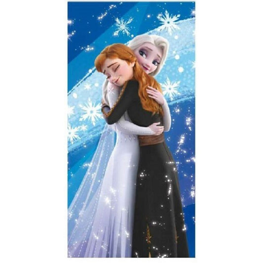 Frozen Badehandtuch – Farbenfrohes & saugfähiges Strandtuch 70x140 cm