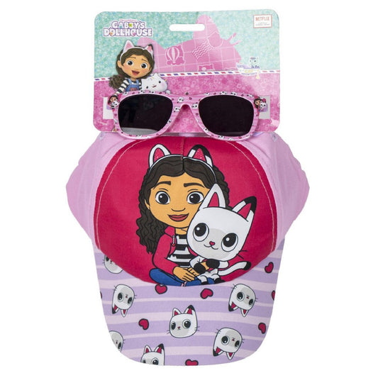 Gabby’s Dollhouse Kinder Cap & Sonnenbrille – Perfektes Set für Mädchen