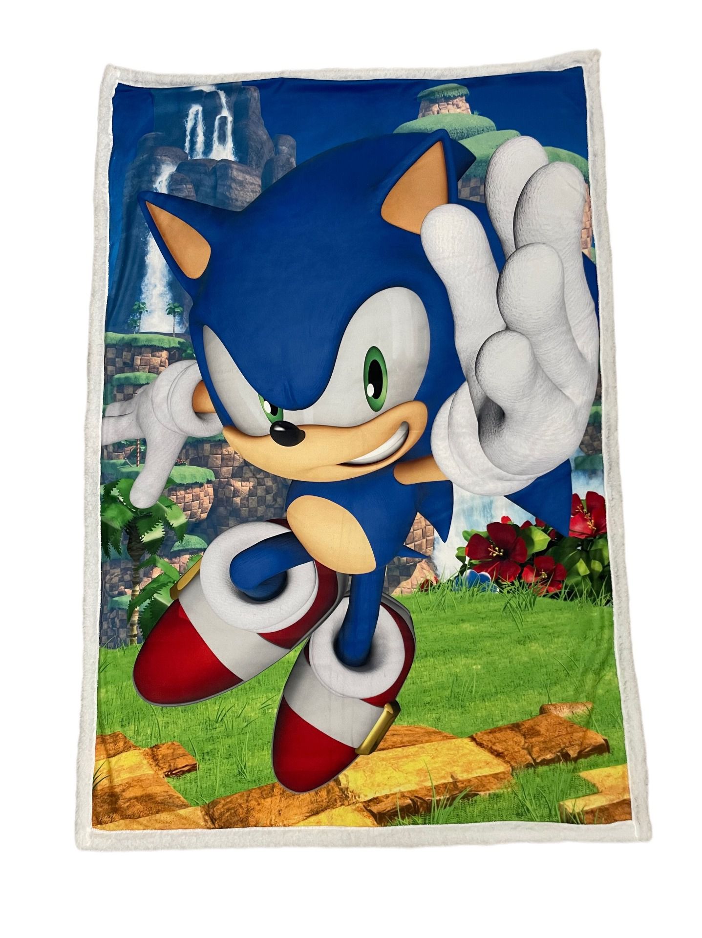 Sonic Sherpa-Kuscheldecke – Perfekte Wärme für kalte Tage, 150 x 100 cm