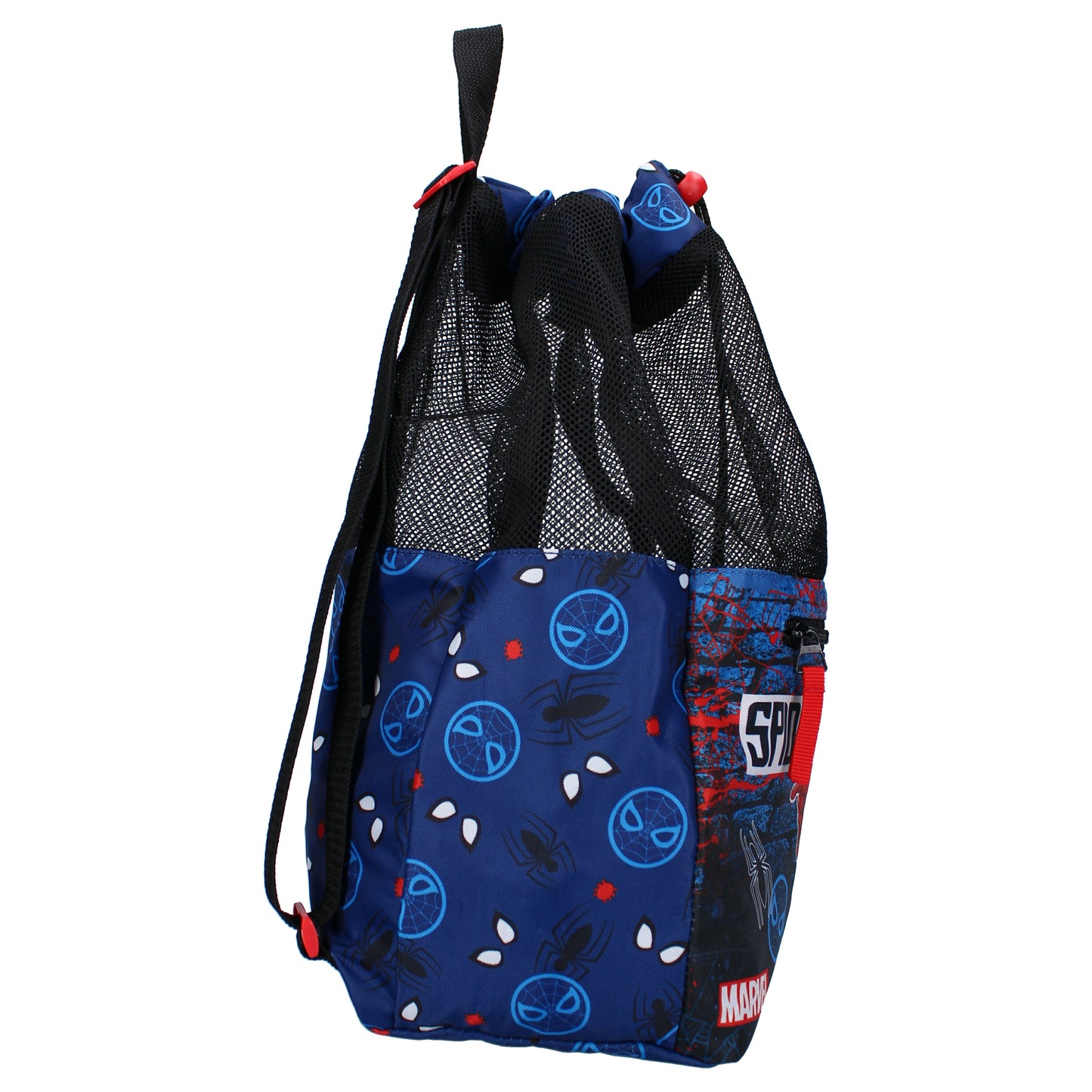 Spiderman Turnbeutel 40x36 cm mit Mesh und verstellbaren Schultergurten