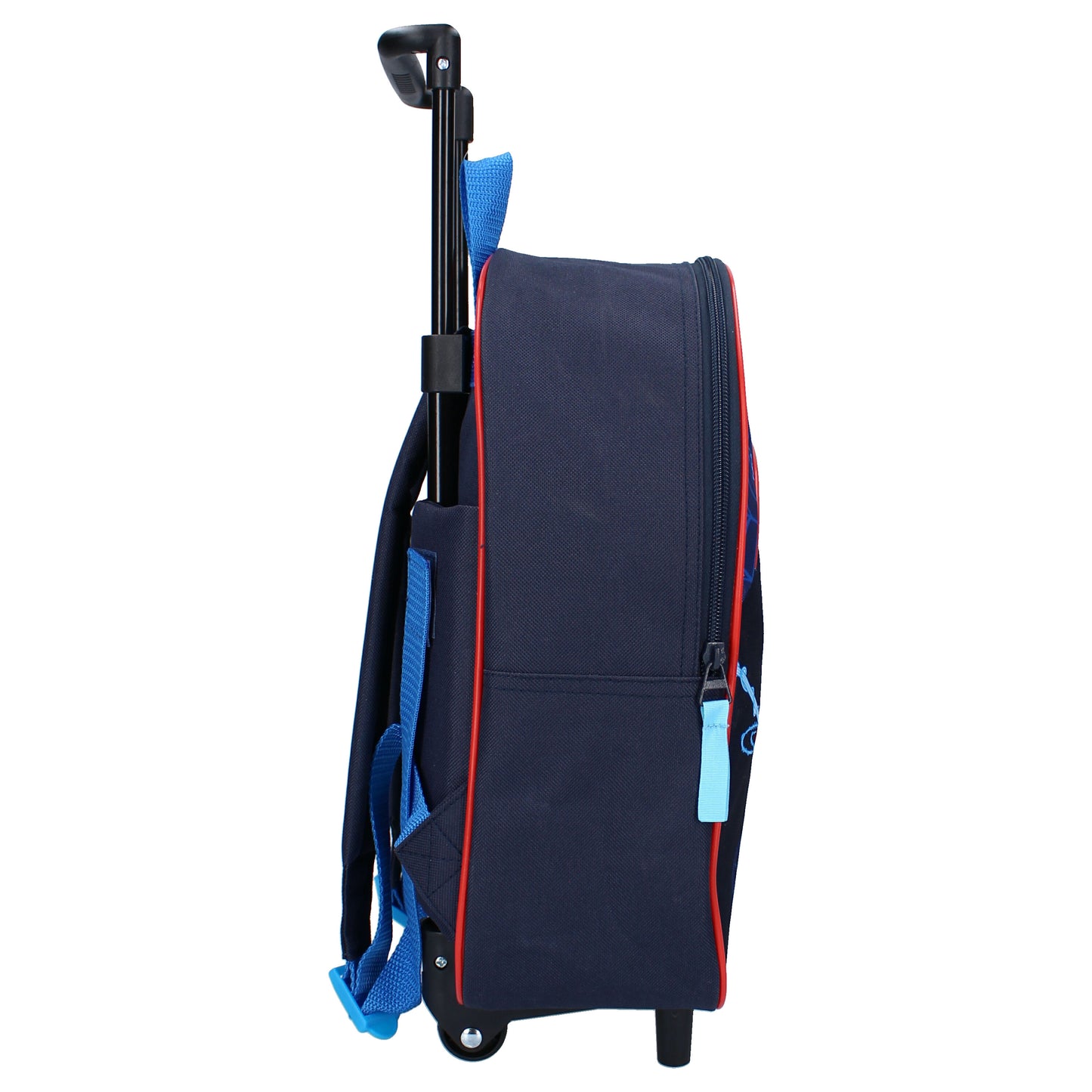 Spiderman Kinder Trolley mit Rollen großem Hauptfach und ausziehbarem Griff für Reisen