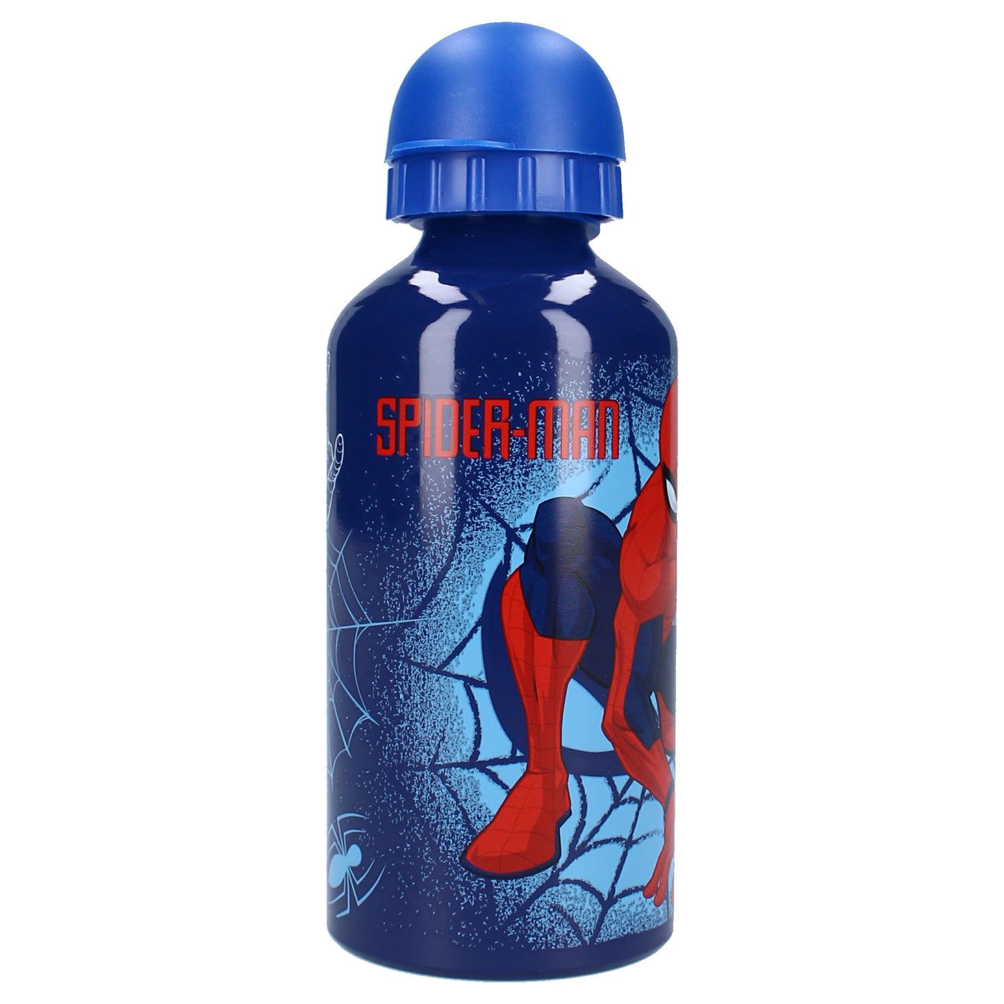 Spiderman Trinkflasche 500 ml Aluminium mit coolem Spiderman-Motiv für Kinder
