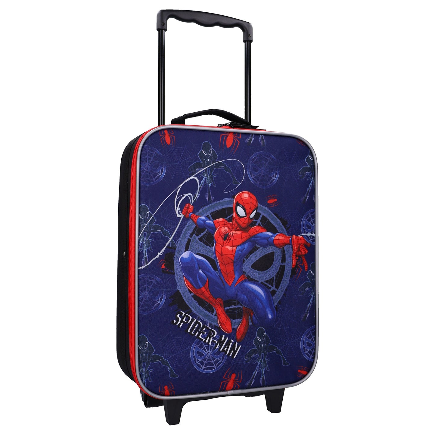 Spider Man Kinder Trolley Koffer Reisekoffer mit Rollen für Urlaub Reise Handgepäck