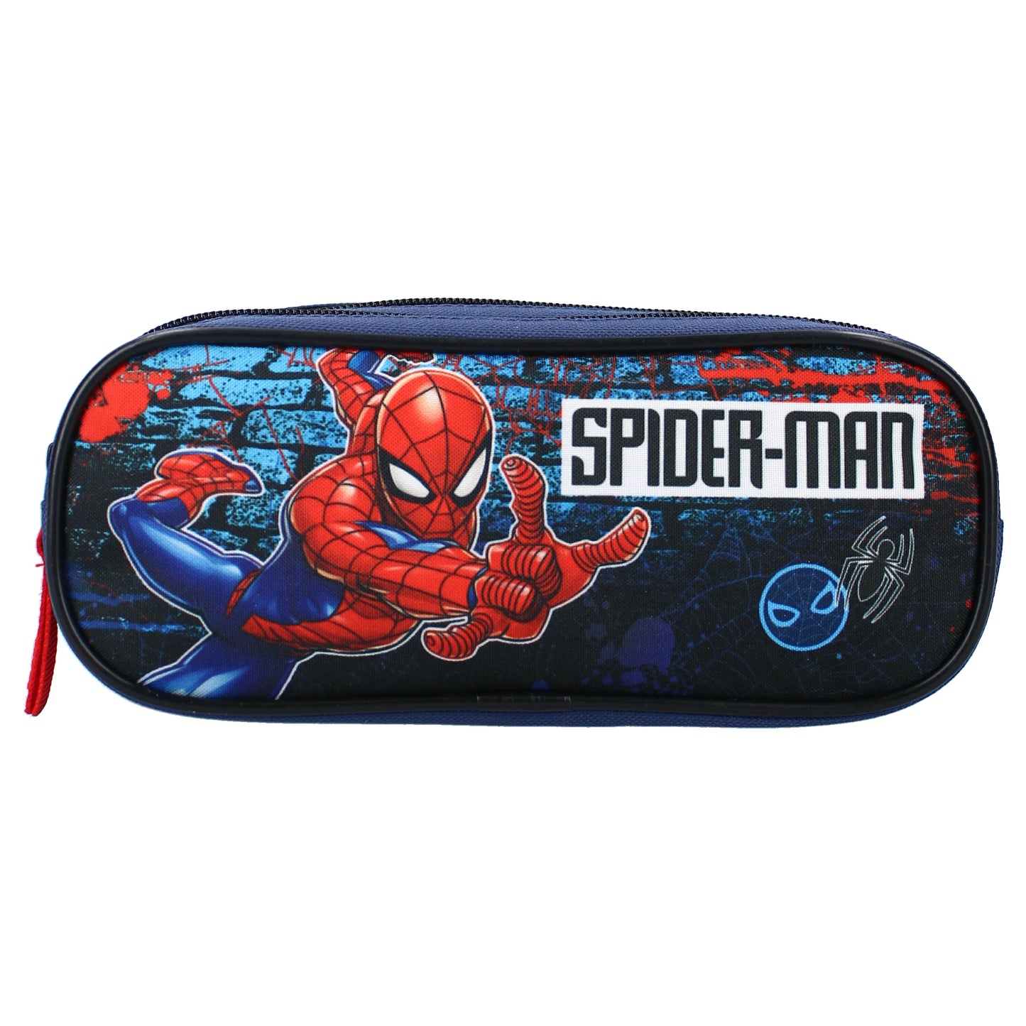 Spider-Man Federmäppchen Doppel-Fach Federmappe Etui für Kinder
