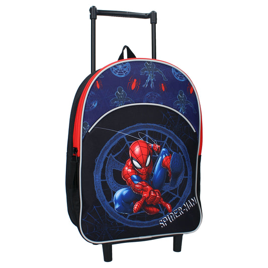 Marvel Spider-Man Rollrucksack Trolley Koffer mit Motiv & Griff