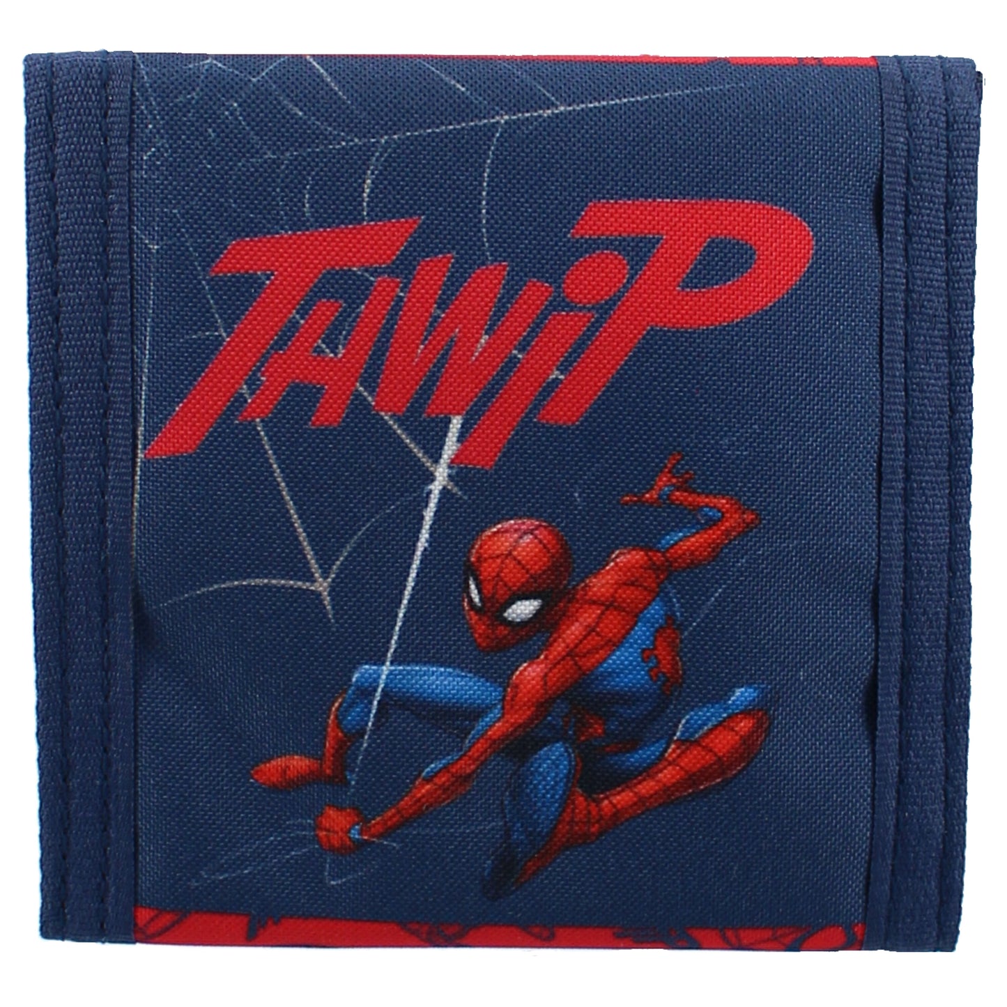 Marvel Spider Man Web Warriors Kinder Geldbörse Portemonnaie mit Klettverschluss 10 cm