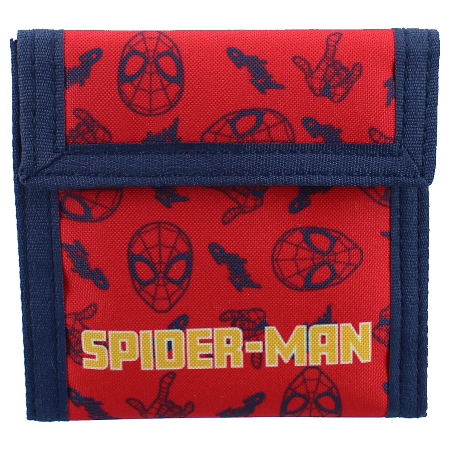 Marvel Spider Man Web Warriors Kinder Geldbörse Portemonnaie mit Klettverschluss 10 cm