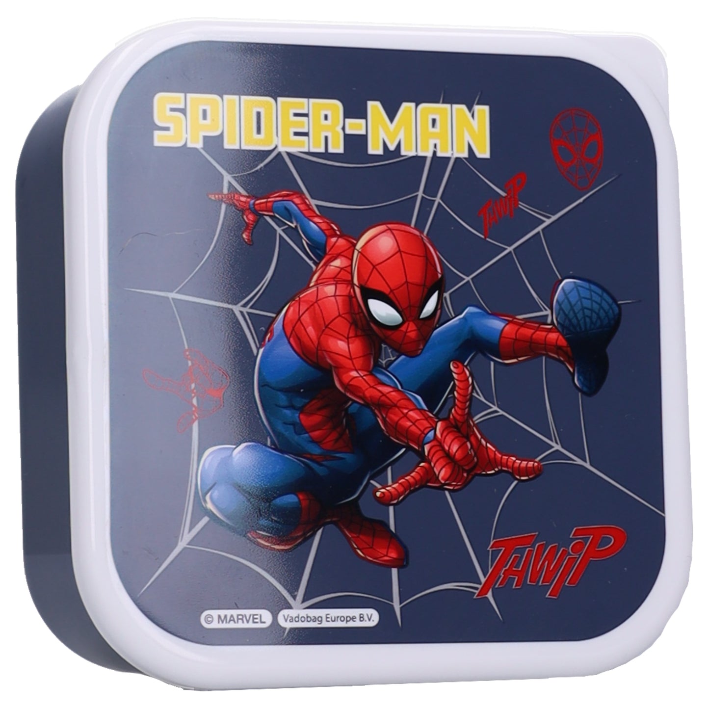 Marvel Spider Man Snackbox Set 3 teilig Kinder Brotdosen Fresh Bites für Schule und unterwegs