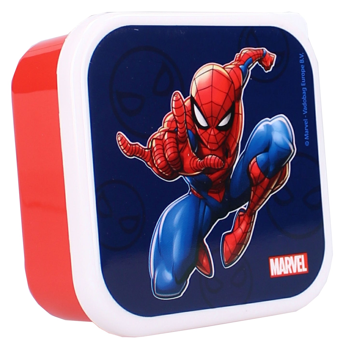 Spider-Man Snackboxen-Set – 3 stapelbare Dosen Praktisch für Schule & unterwegs