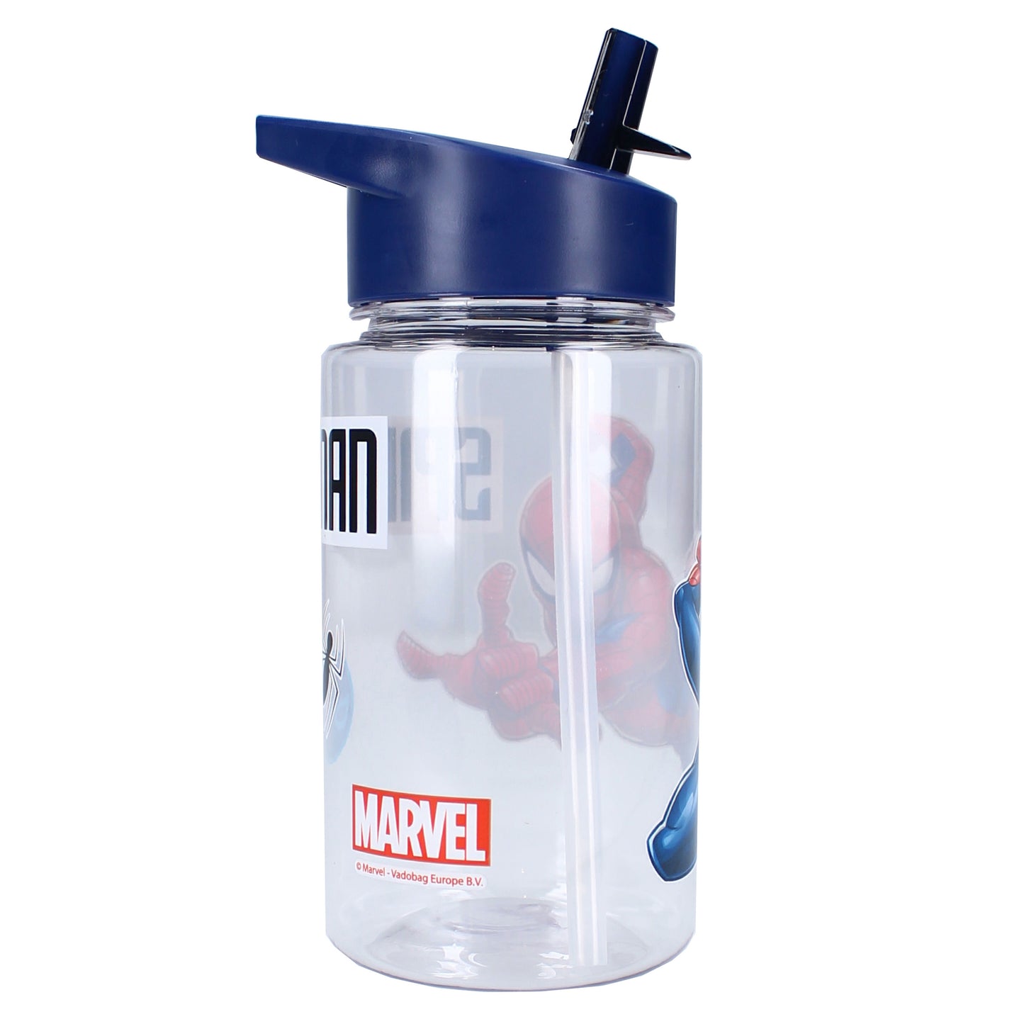 Spiderman Trinkbecher für Kinder – Mit Strohhalm & Griff, 450  ml
