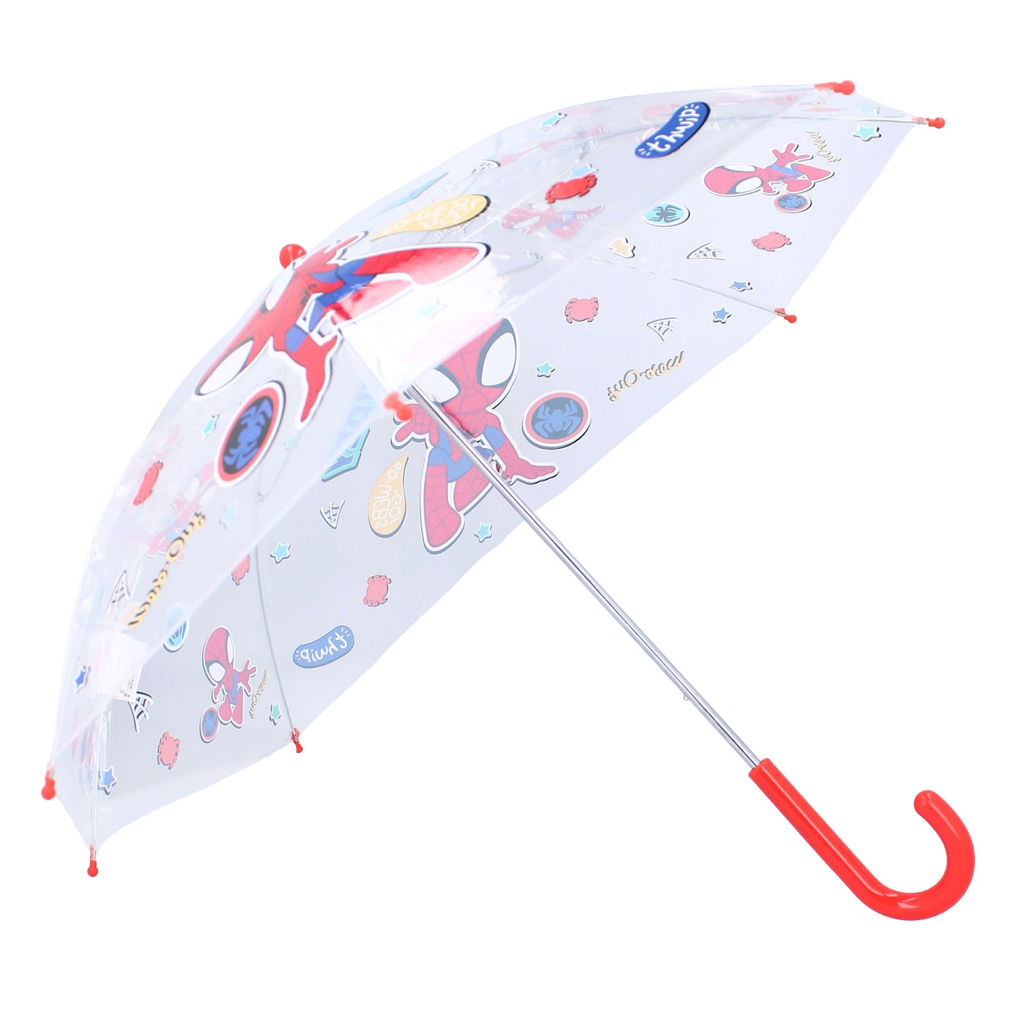 Marvel Spidey Schirm Ø 71 cm Bunter Regenschirm für Kinder mit Spidey