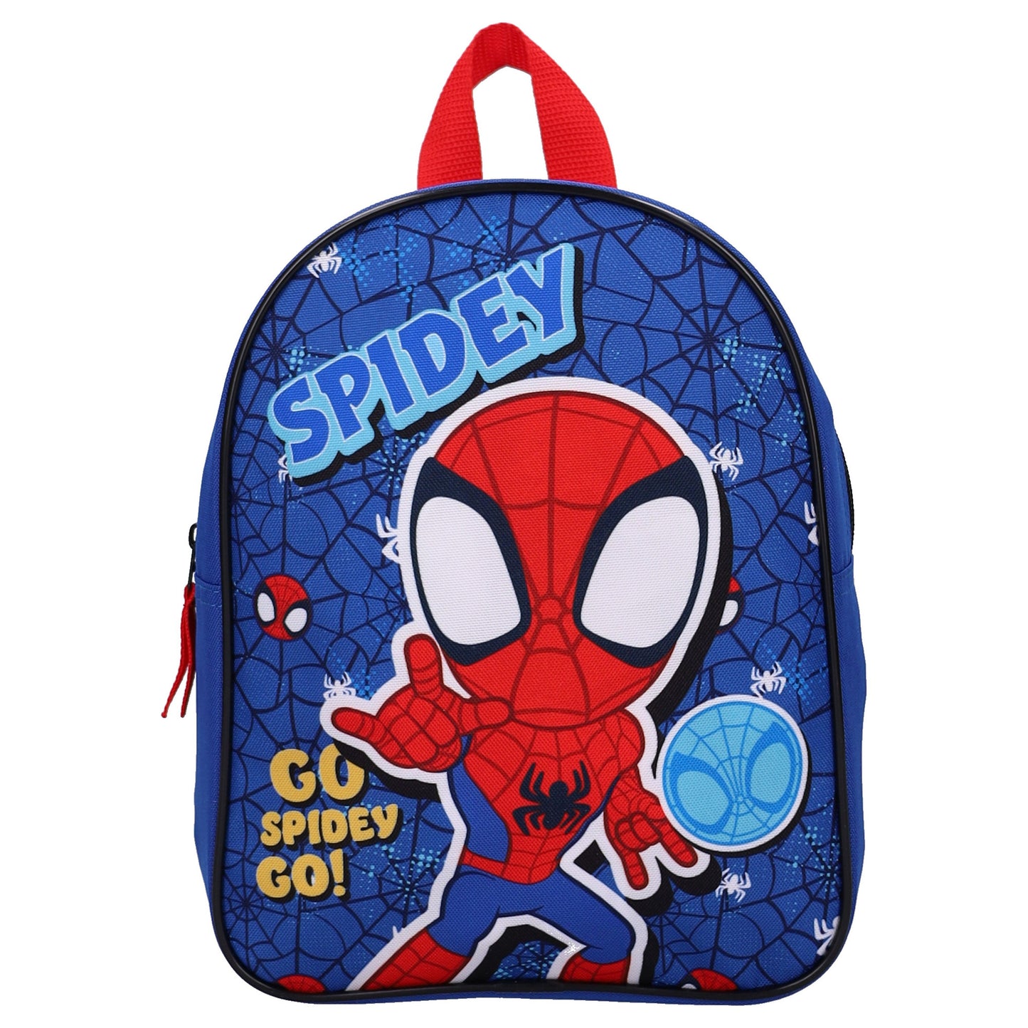 Spidey Schulrucksack Horizon Hero blau mit Spinnennetz Design