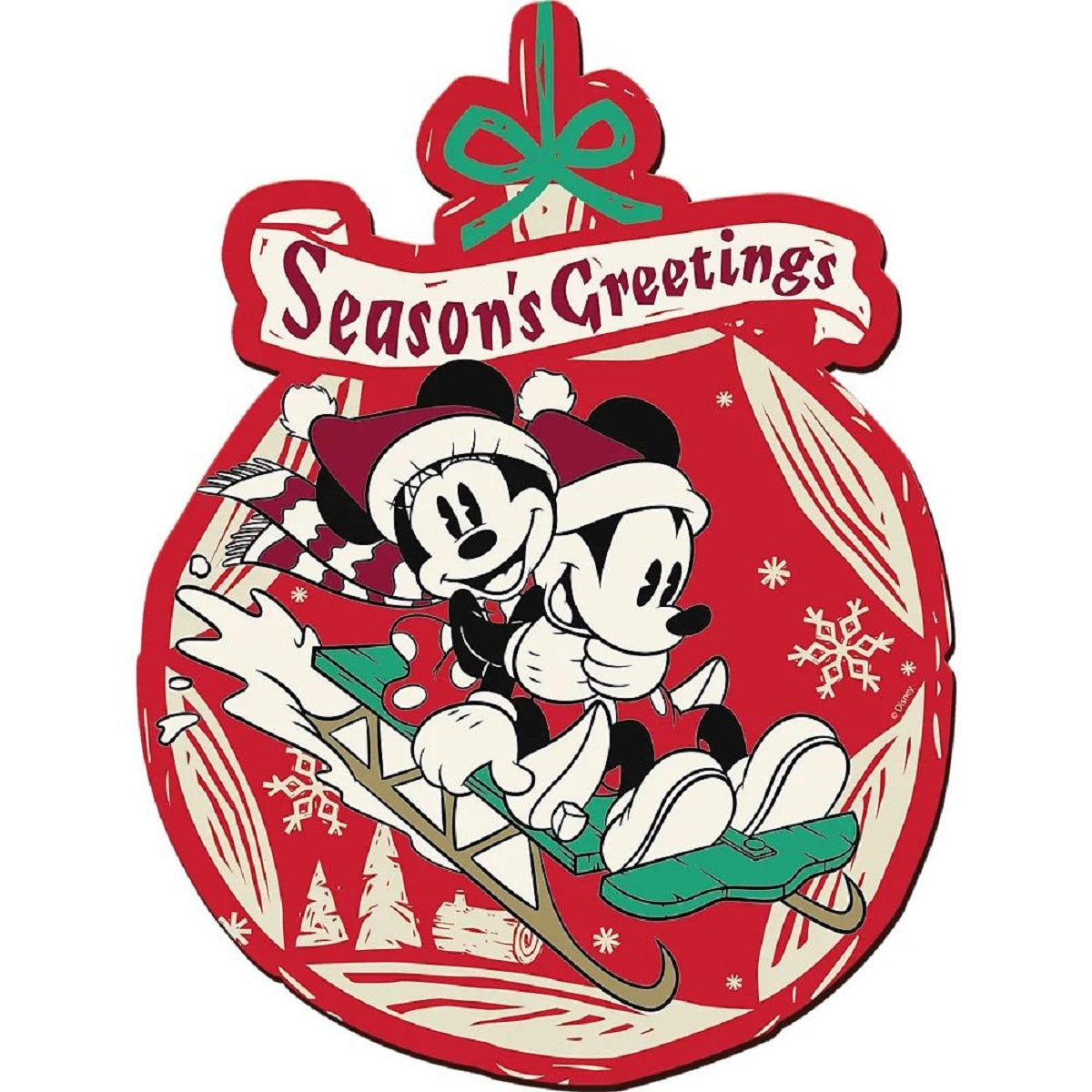 Minnie Mouse Puzzle – Christmas Adventures – 160-teiliges Holzpuzzle für Kinder