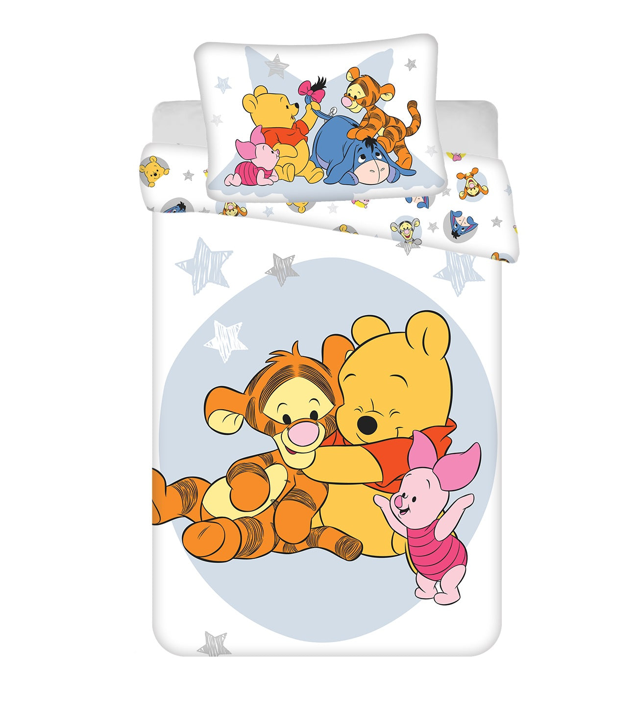 Winnie The Pooh Kinderbettwäsche – Bettbezug 100x135 cm & Kissenbezug 40x60 cm